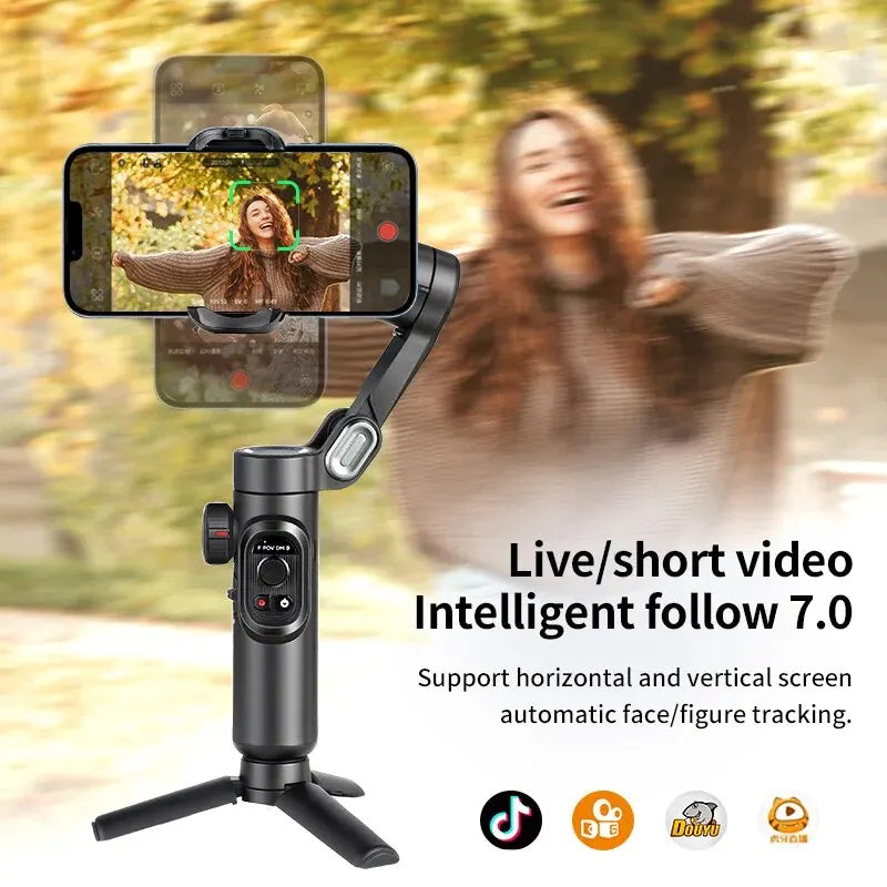 Cinematic AI Smartphone Stabilizer