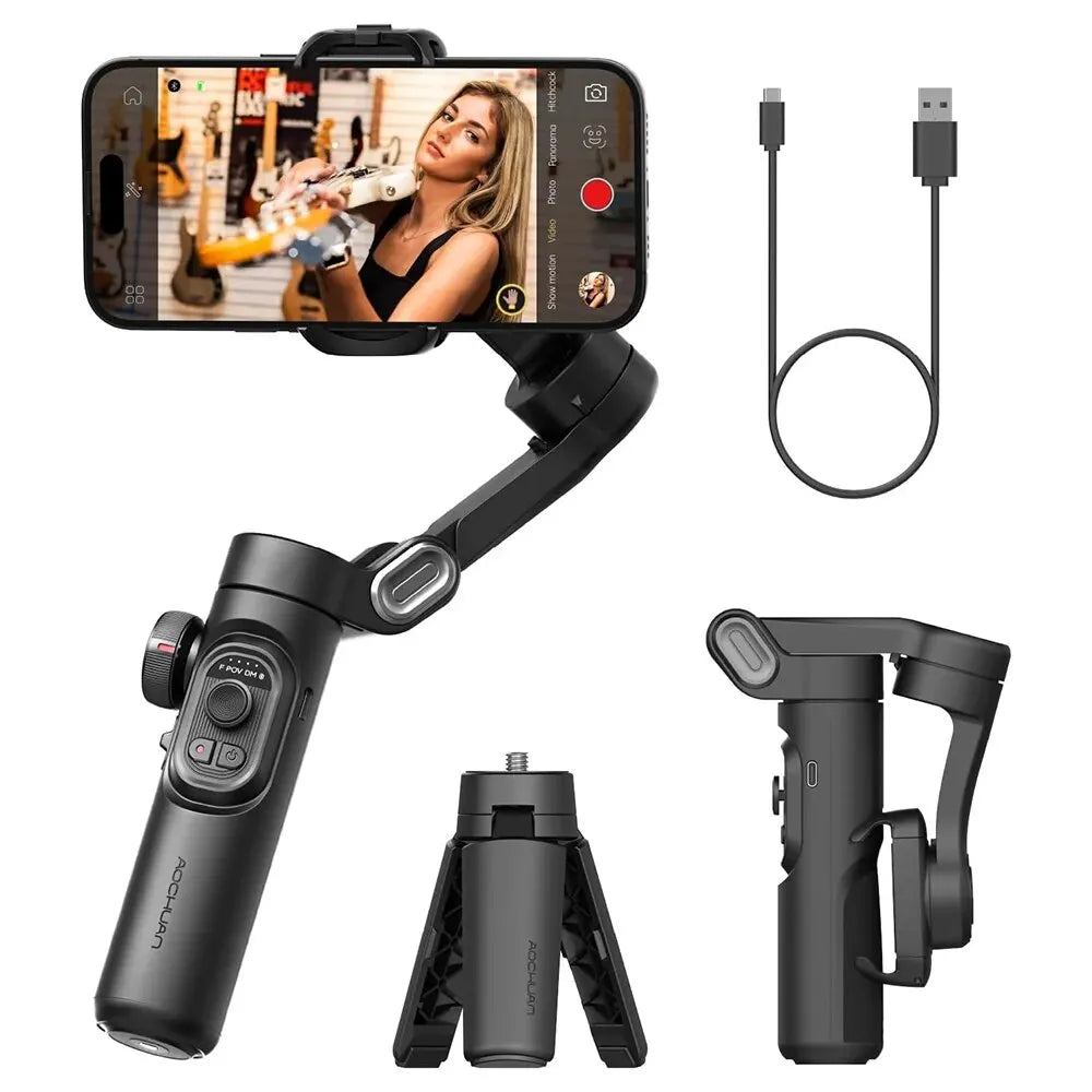 Cinematic AI Smartphone Stabilizer
